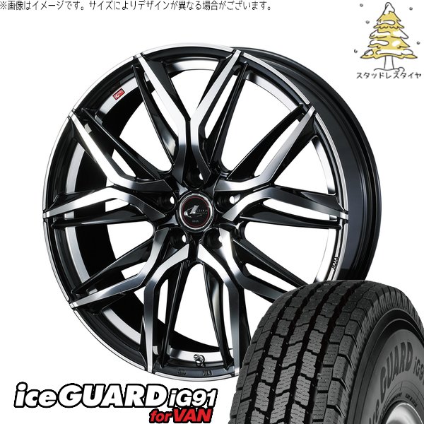 トヨタ シエンタ 10系 185/65R15 スタッドレス | アイスガード91 IG91 \u0026 レオニス LM 15インチ 5穴100