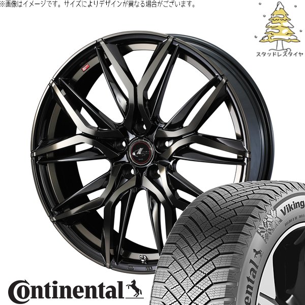 VikingContact - カローラツーリング 225/40R18 スタッドレス | ビュッフェ連係8 \u0026 レオニス LM 18in 5穴100 タイヤ、ホイール-冬タイヤ、ホイールセット-自動車