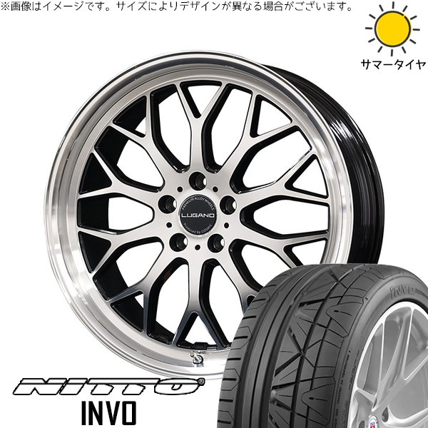 ヴェルファイア 245/30R20 ホイールセット | インボ \u0026 ヴェネルディ ルガーノ 20インチ 5穴114.3