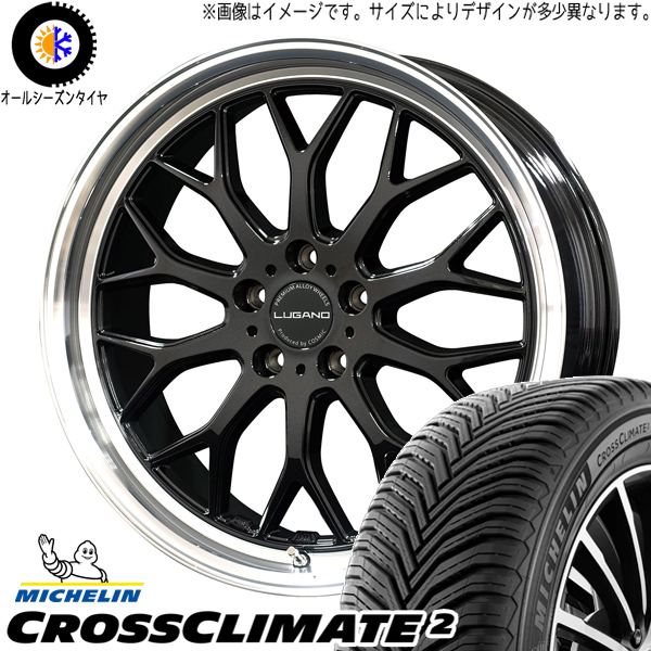 アウトランダー デリカ 225/55R18 ヴェネルディ ルガーノ 18インチ 7.5J +40 5H114.3P オールシーズンタイヤ ホイール 4本SET :lugano sb 187538 cc2 22555:TireShop All Terrain