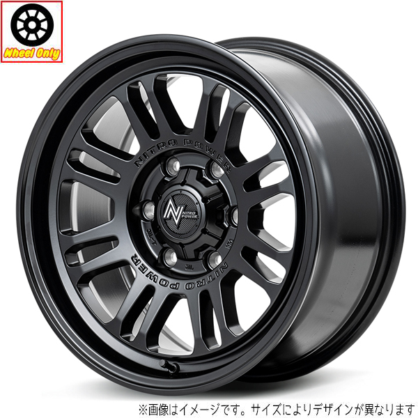 新品 アルミホイール 1本 16インチ NITRO POWER M16 ASSAULT セミグロスブラック 16x6.5J +38 6H139.7P :4560235008746x1pc:TireShop All Terrain