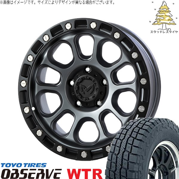 パジェロミニ 185/85R16 スタッドレス | オブザーブ W/T-R \u0026 MKW M204 16インチ 5穴114.3