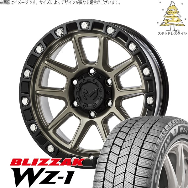 ブリザック - 地上地平 225/50R18 スタッドレス | WZ-1 \u0026 MKW M205 18in 5穴114.3 冬タイヤ、ホイールセット-自動車-タイヤ、ホイール