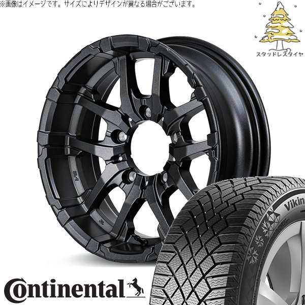VikingContact - ジムニーシエラ 215/70R16 スタッドレス | ヴァイキングコンタクト7 \u0026 ナイトロパワー M26 クロスファング 16in 5穴139.7 自動車-タイヤ、ホイール-車、バイク、自転車