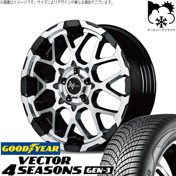 カローラクロス 215/65R16 オールシーズン | ベクター4シーズンズ GEN-3 \u0026 ナイトロパワー M28 バレット 16インチ 5穴114.3