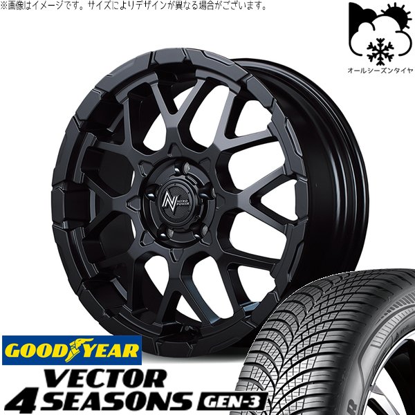 カローラクロス 215/65R16 オールシーズン | ベクター4シーズンズ GEN-3 \u0026 ナイトロパワー M28 バレット 16インチ 5穴114.3