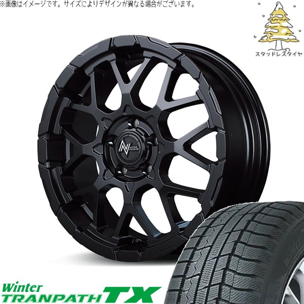 アウトランダー 225/55R18 スタッドレス | ウィンタートランパス TX \u0026 ナイトロパワー M28 バレット-S 18インチ 5穴114.3