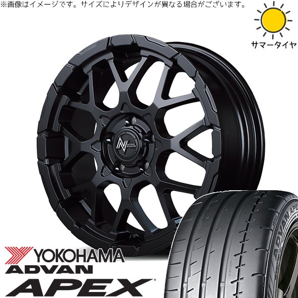 30アルファード 235/50R18 ホイールセット | アドバン APEX V601 \u0026 ナイトロパワー M28 バレット 18インチ 5穴114.3