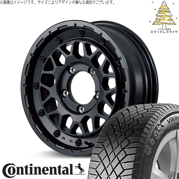 ジムニー JB64 215/70R16 スタッドレス | ヴァイキングコンタクト7 \u0026 ナイトロパワー M29 スティンガー 16インチ 5穴139.7