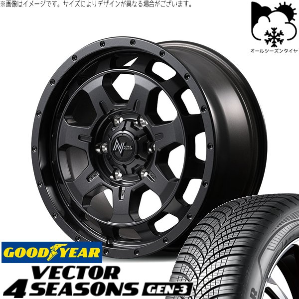 ハイエース専用 215/65R16 オールシーズン | ベクター4シーズンズ GEN-3 \u0026 ナイトロパワー M7 ファランクス 16インチ 6穴139.7