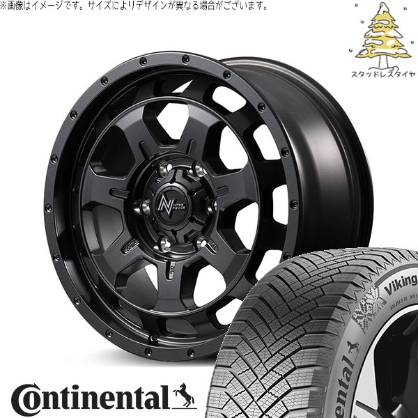 ハイエース専用 215/60R17 スタッドレス | ヴァイキングコンタクト8 \u0026 ナイトロパワー M7 ファランクス 17インチ 6穴139.7