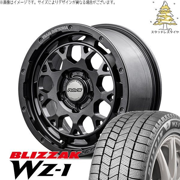 レクサスRX 235/65R18 スタッドレス | ブリザック WZ-1 \u0026 チームデイトナ M9+ スペックM 18インチ 5穴114.3