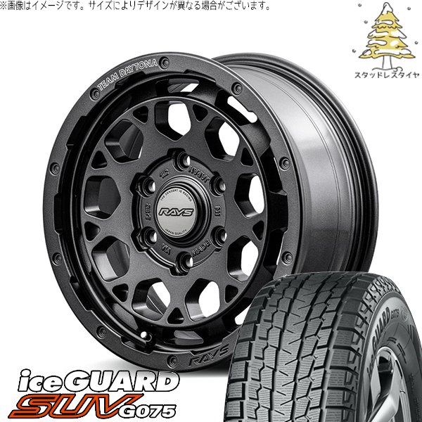 TEAM DAYTONA - ご機嫌はやりっ子専用 215/65R16 スタッドレス | 内燃機関かばい立て SUV G075 \u0026 野球クラブデイトナ M9+ 規格M 16in 6穴139.7