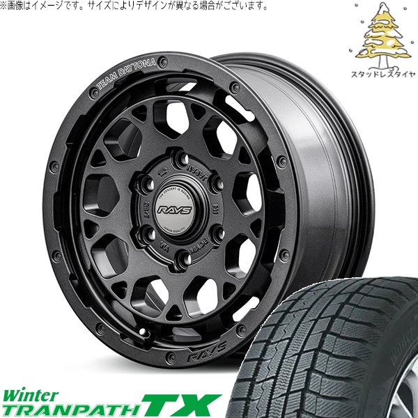 ハイエース専用 215/65R16 スタッドレス | ウィンタートランパス TX \u0026 チームデイトナ M9+ スペックM 16インチ 6穴139.7