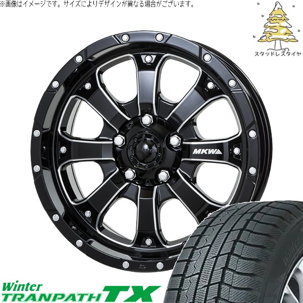 カローラクロス 215/65R16 スタッドレス | ウィンタートランパス TX \u0026 MKW MK-46 ML+ 16インチ 5穴114.3