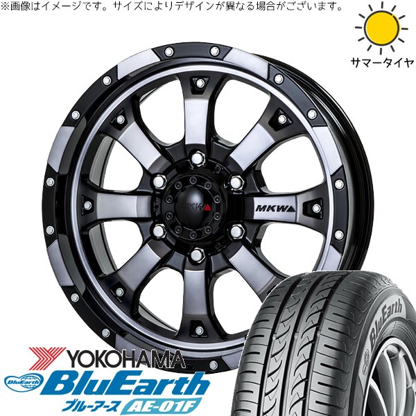 プリウスα 215/60R16 ホイールセット | ブルーアース AE-01-F \u0026 MKW MK-46 16インチ 5穴114.3