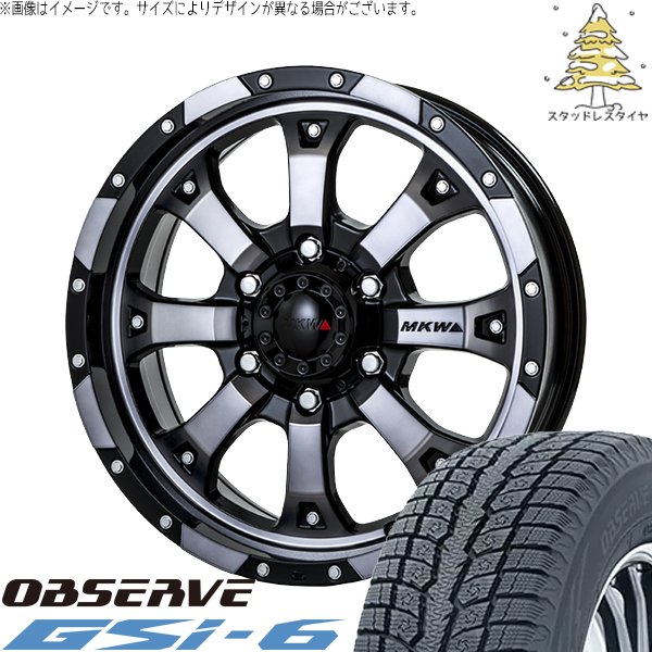 OBSERVE - ハイラックスサーフ 265/65R17 スタッドレス | オブザーブ Gsi-6 \u0026 MKW MK-46 17in 6穴139.7 車、バイク、自転車-タイヤ、ホイール
