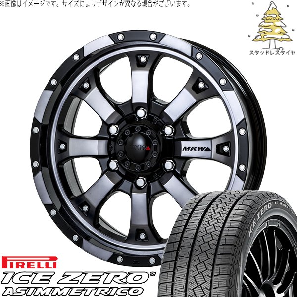 プリスウα 215/60R16 スタッドレス | アイスゼロアシンメトリコ \u0026 MKW MK-46 16インチ 5穴114.3