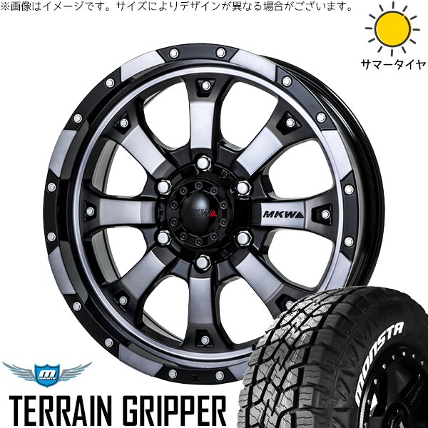 MONSTA TYRES - トライトン 265/70R17 車輪仕掛ける | テレーングリッパー \u0026 MKW MK-46 17in 6穴139.7 自動車-夏タイヤ、ホイールセット