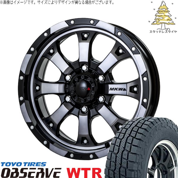 OBSERVE - トライトン 265/70R17 スタッドレス | オブザーブ W/T-R \u0026 MKW MK-46 17in 6穴139.7