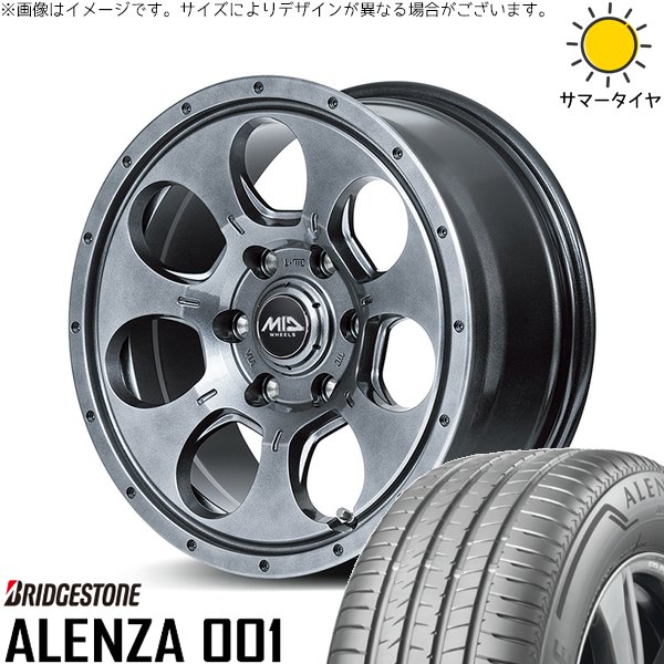 30アルファード 215/65R16 ホイールセット | アレンザ 001 \u0026 MIDホイール マッドエージェント 16インチ 5穴114.3