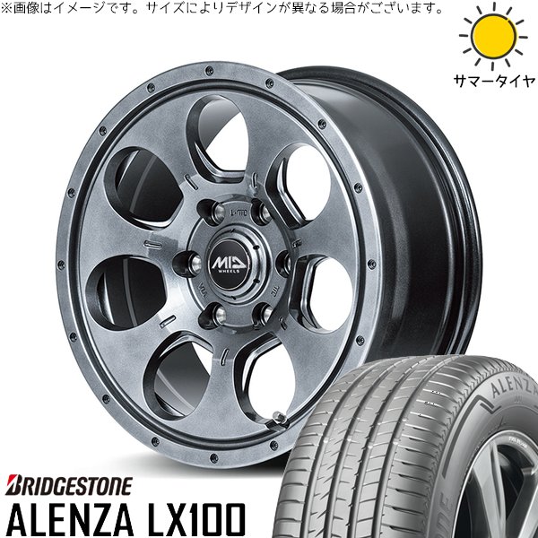 30アルファード 215/65R16 ホイールセット | アレンザ LX100 \u0026 MIDホイール マッドエージェント 16インチ 5穴114.3