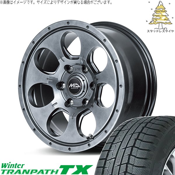 ヤリスクロス 205/65R16 スタッドレス | ウィンタートランパス TX \u0026 MIDホイール マッドエージェント 16インチ 5穴114.3