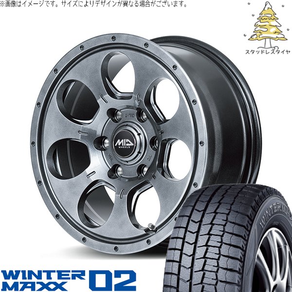 30アルファード 215/65R16 スタッドレス | ウィンターマックス02 \u0026 MIDホイール マッドエージェント 16インチ 5穴114.3