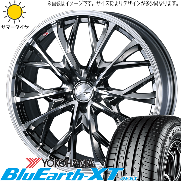 RAV4 アウトランダー 235/55R19 Y/H ブルーアース XT AE61 レオニス MV 19インチ 8.0J +43 5H114.3P サマータイヤ ホイール 4本SET :mv bmcmc 198043 ae61 23555:TireShop All Terrain