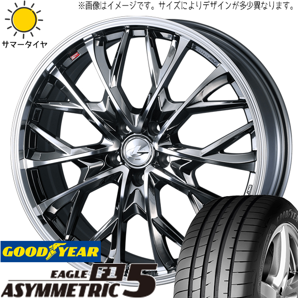 スバル WRX STI WRX S4 245/40R18 GY アシンメトリック5 レオニス MV 18インチ 8.0J +45 5H114.3P サマータイヤ ホイール 4本SET :mv bmcmc 188045 asy5 24540:TireShop All Terrain