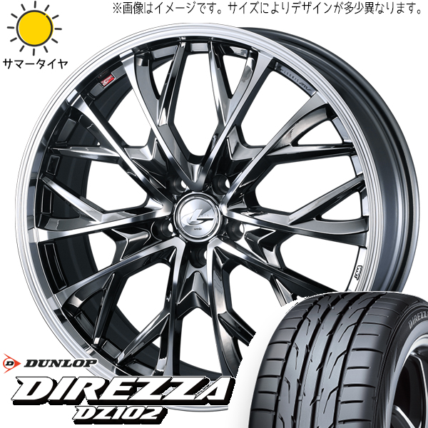 プリウスα GRヤリス 225/40R18 ダンロップ ディレッツァ DZ102 レオニス MV 18インチ 8.0J +45 5H114.3P サマータイヤ ホイール 4本SET :mv bmcmc 188045 dz102 22540:TireShop All Terrain