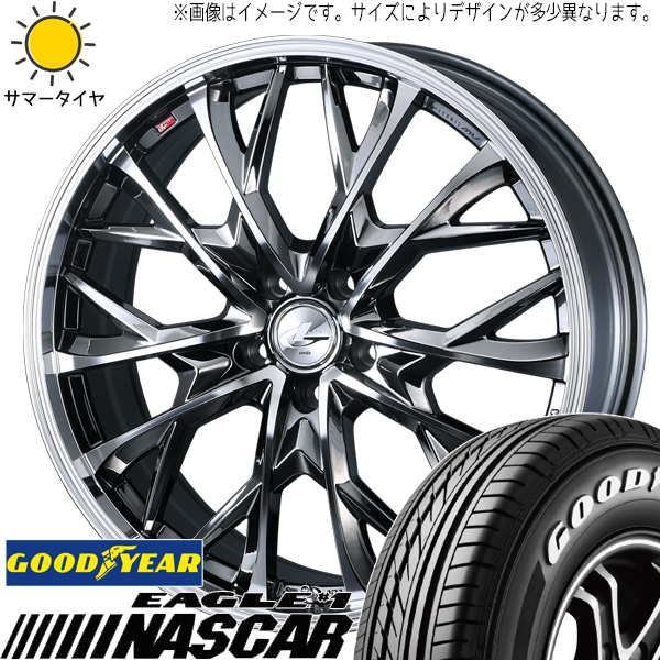 カローラクロス 215/60R17 グッドイヤー ナスカー レオニス MV 17インチ 7.0J +40 5H114.3P サマータイヤ ホイール 4本SET :mv bmcmc 177040 nascar 21560:TireShop All Terrain