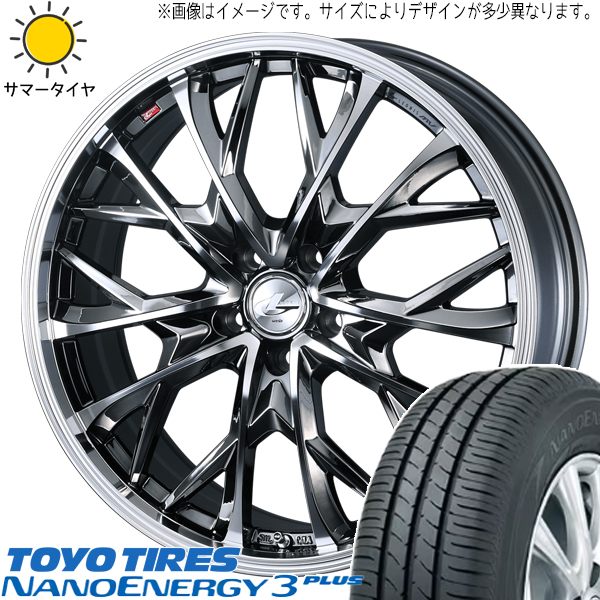 カローラルミオン リーフ 215/35R19 TOYO ナノエナジー3 レオニス MV 19インチ 8.0J +43 5H114.3P サマータイヤ ホイール 4本SET :mv bmcmc 198043 ne3 21535:TireShop All Terrain