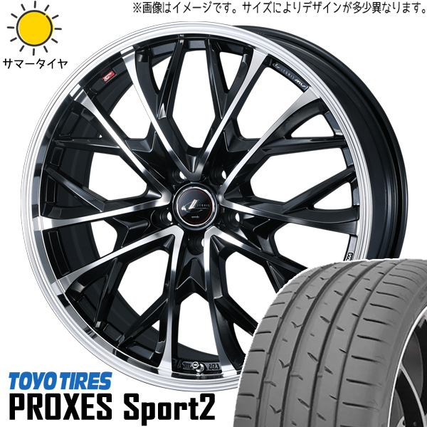 CX 3 ヤリスクロス 225/40R19 TOYO プロクセススポーツ2 レオニス MV 19インチ 8.0J +45 5H114.3P サマータイヤ ホイール 4本SET :mv pbmc 198045 pxsp2 22540:TireShop All Terrain