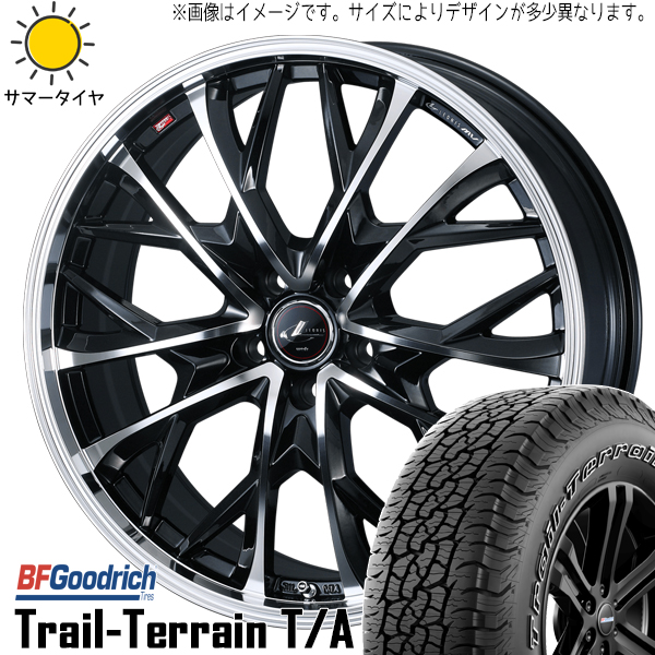 エクストレイル CX 8 RAV4 225/60R18 BFグッドリッチ レオニス MV 18インチ 8.0J +45 5H114.3P サマータイヤ ホイール 4本SET :mv pbmc 188045 trail 22560:TireShop All Terrain