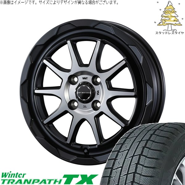 NBOX スペーシア タント デリカミニ 155/65R14 スタッドレス | ウィンタートランパス TX \u0026 マッドヴァンス06 14インチ 4穴100