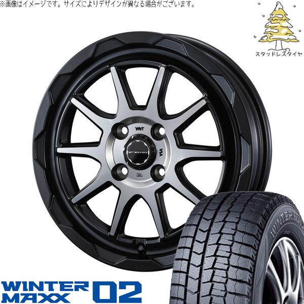 WINTER MAXX - ミラ ラパン 手押し車R ムーヴ 155/55R14 スタッドレス | ウィンターマックス02 \u0026 マッドヴァンス06 14in 4穴100 車、バイク、自転車-タイヤ、ホイール