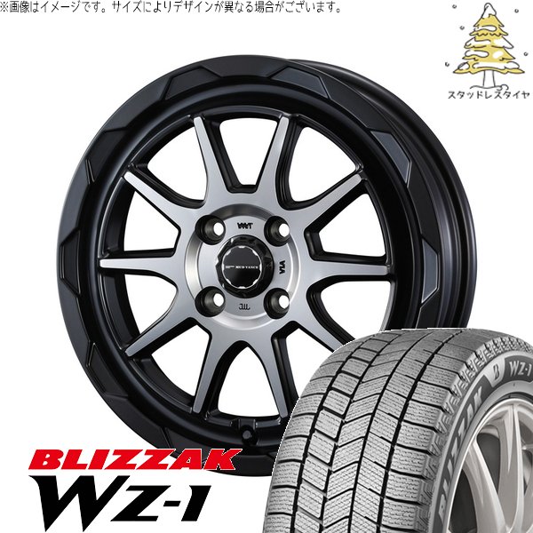 ブリザック - デリカミニ ハスラー 165/60R15 スタッドレス | WZ-1 \u0026 マッドヴァンス06 15in 4穴100 冬タイヤ、ホイールセット-タイヤ、ホイール