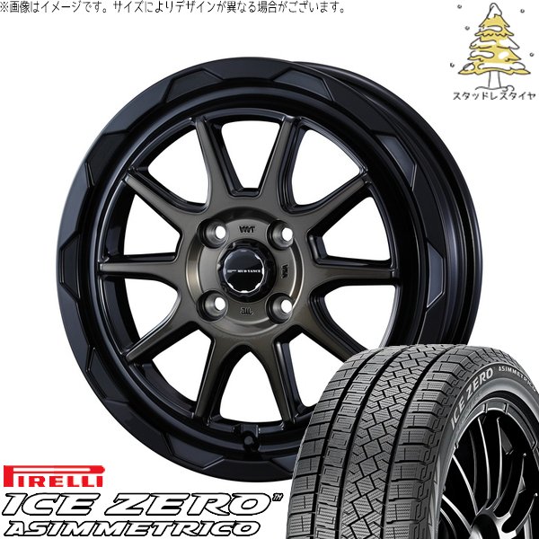 ICE ASIMMETRICO - 万覚え帳雰囲気 205/55R16 スタッドレス | アイスゼロアシンメトリコ \u0026 マッドヴァンス06 16in 4穴100 タイヤ、ホイール-自動車-車、バイク、自転車