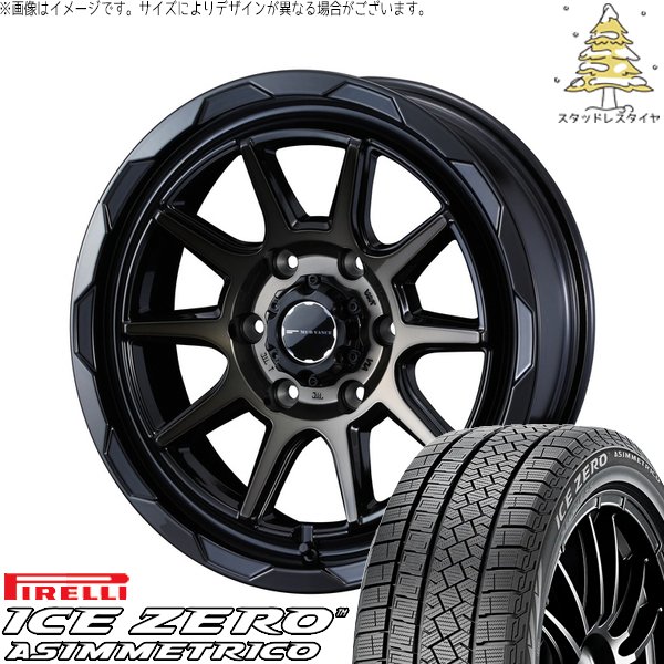 ハイエース専用 215/60R17 スタッドレス | アイスゼロアシンメトリコ \u0026 マッドヴァンス06 17インチ 6穴139.7
