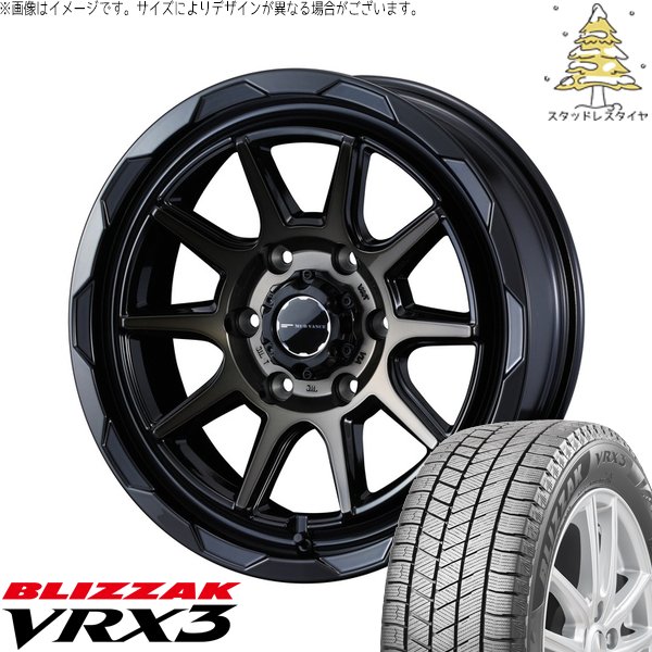 ハイエース専用 215/60R17 スタッドレス | ブリザック VRX3 \u0026 マッドヴァンス06 17インチ 6穴139.7