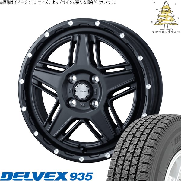 ハイゼットジャンボ 145/80R12 スタッドレス | デルベックス 935 \u0026 マッドヴァンス07 12インチ 4穴100