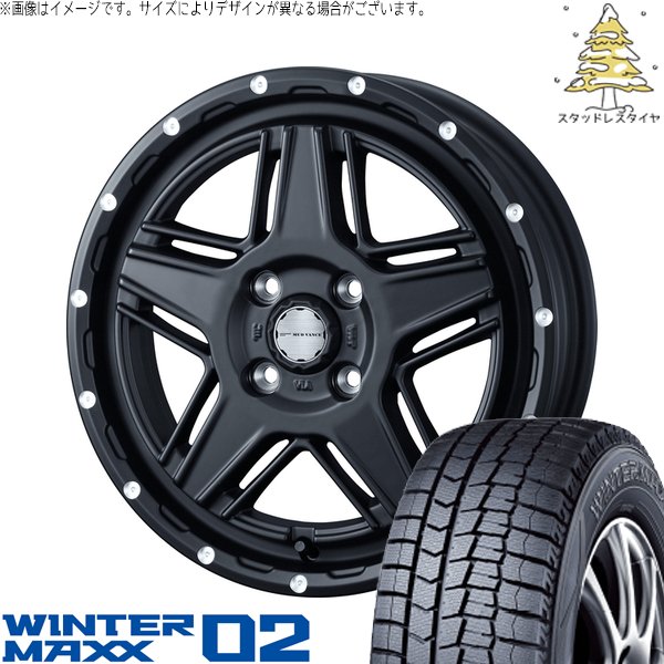 WINTER MAXX - ハイゼットジャンボ 145/80R12 スタッドレス | ウィンターマックス02 \u0026 マッドヴァンス07 12in 4穴100 冬タイヤ、ホイールセット-タイヤ、ホイール