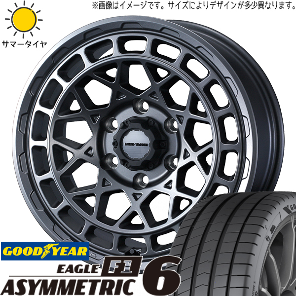 シルビア 225/40R18 グッドイヤー アシンメトリック6 マッドヴァンスX 18インチ 7.5J +35 5H114.3P サマータイヤ ホイール 4本SET :mvxm gm 187538 asy6 22540:TireShop All Terrain