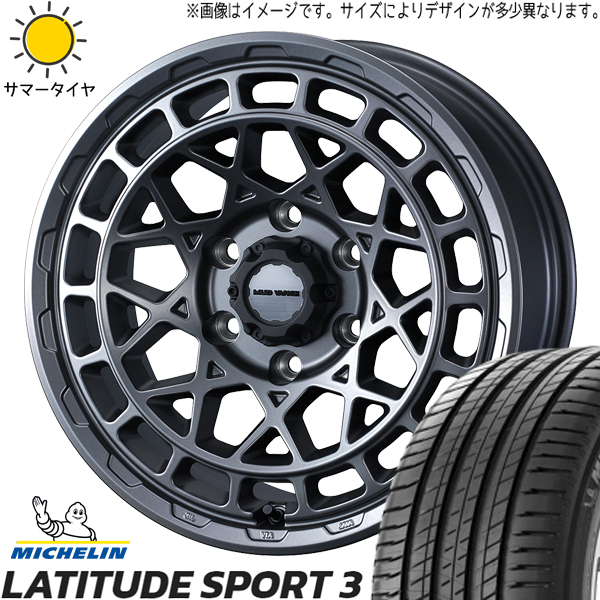 NX ヴァンガード ハリアー 235/55R18 ラティチュードスポーツ3 MVX 18インチ 7.5J +35 5H114.3P サマータイヤ ホイール 4本SET :mvxm gm 187538 latsp3 23555:TireShop All Terrain