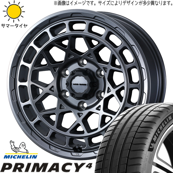 シルビア 225/40R18 ミシュラン プライマシー4 マッドヴァンスX 18インチ 7.5J +35 5H114.3P サマータイヤ ホイール 4本SET :mvxm gm 187538 pri4 22540:TireShop All Terrain