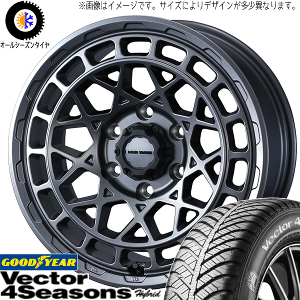 シルビア 215/45R17 オールシーズン | グッドイヤー ベクター & マッドヴァンスX タイプM 17インチ 5穴114.3 | Vector（グッドイヤー）