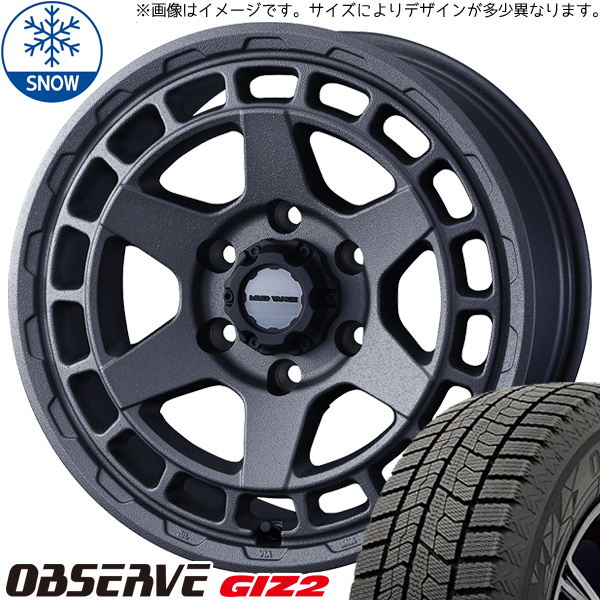 185/70R14 スタッドレスタイヤホイールセット デリカ etc (TOYO OBSERVE GIZ2 & MUDVANCEX TypeS 4穴 114.3)｜tireshop