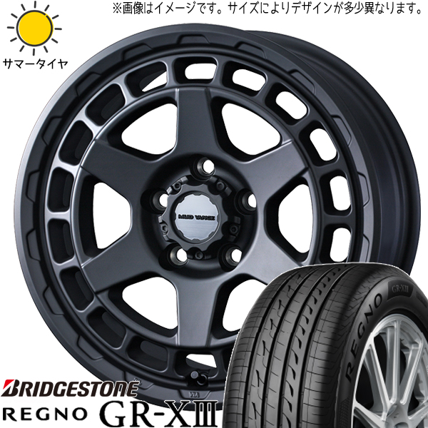 215/55R17 サマータイヤホイールセット ヤリスクロス etc (BRIDGESTONE REGNO GRX3 MUDVANCEX TypeS 5穴 114.3) : mvxs sb 177040 grx3 21555 : オールテレーン(タイヤ ホイール専門店)