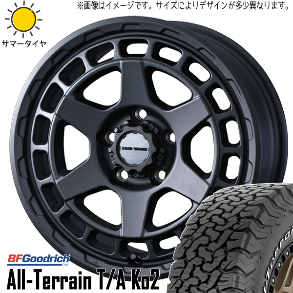 FJクルーザー プラド Hilux 285/70R17 BFグッドリッチ KO2 マッドヴァンスX 17インチ 8.0J +20 6H139.7P サマータイヤ ホイール 4本SET :mvxs sb 178020 ko2 28570:TireShop All Terrain